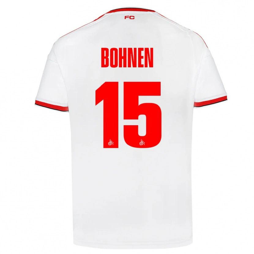 Danxen Dames Bohnen #15 Wit Rood Zwart Thuisshirt Thuistenue 2026/27 T-Shirt België