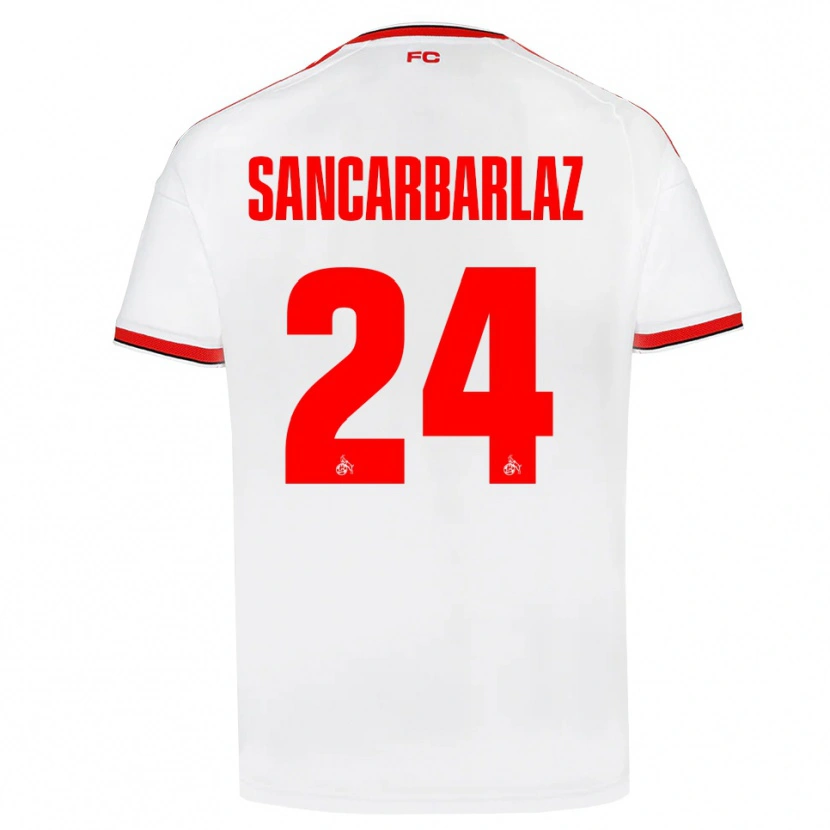 Danxen Dames Keyhan Sancarbarlaz #24 Wit Rood Zwart Thuisshirt Thuistenue 2026/27 T-Shirt België