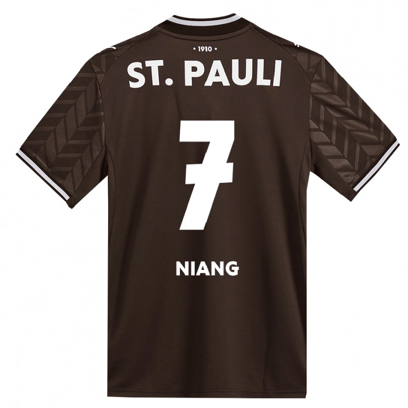 Danxen Dames Youssoupha Niang #7 Cafe Wit Thuisshirt Thuistenue 2026/27 T-Shirt België