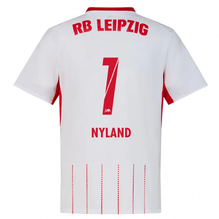 Danxen Dames Ørjan Nyland #1 Rood Wit Geel Thuisshirt Thuistenue 2026/27 T-Shirt België