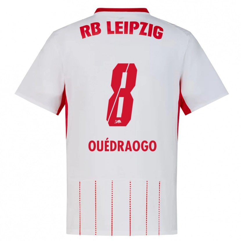 Danxen Dames Assan Ouédraogo #8 Rood Wit Geel Thuisshirt Thuistenue 2026/27 T-Shirt België