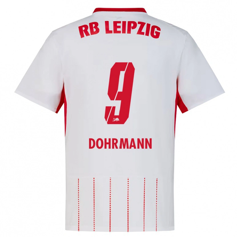 Danxen Dames Paul Dohrmann #9 Rood Wit Geel Thuisshirt Thuistenue 2026/27 T-Shirt België