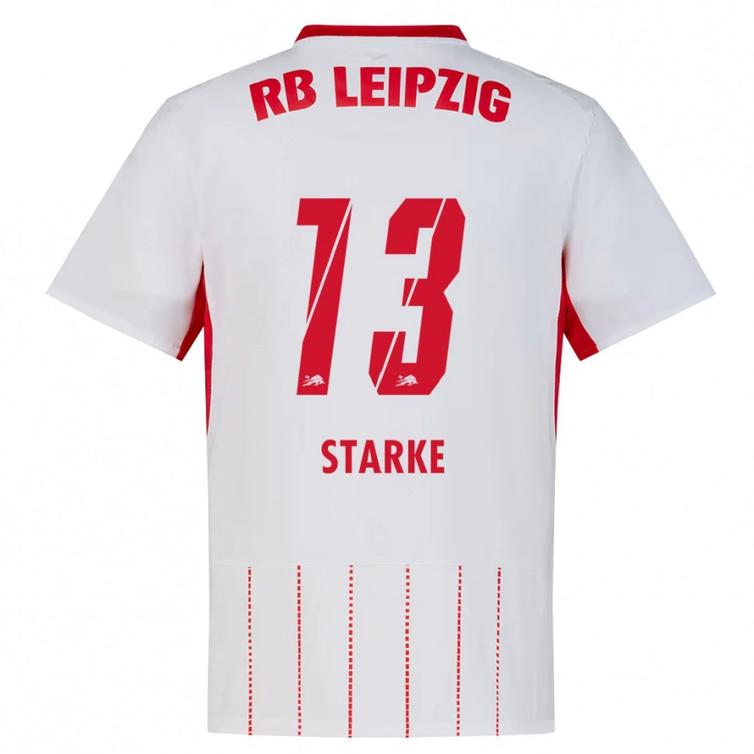 Danxen Dames Sandra Starke #13 Rood Wit Geel Thuisshirt Thuistenue 2026/27 T-Shirt België