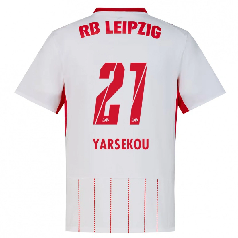 Danxen Dames Dilane Yarsekou #21 Rood Wit Geel Thuisshirt Thuistenue 2026/27 T-Shirt België