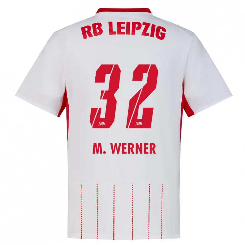 Danxen Dames Mia Werner #32 Rood Wit Geel Thuisshirt Thuistenue 2026/27 T-Shirt België