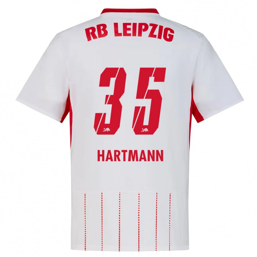 Danxen Dames Fabrice Hartmann #35 Rood Wit Geel Thuisshirt Thuistenue 2026/27 T-Shirt België