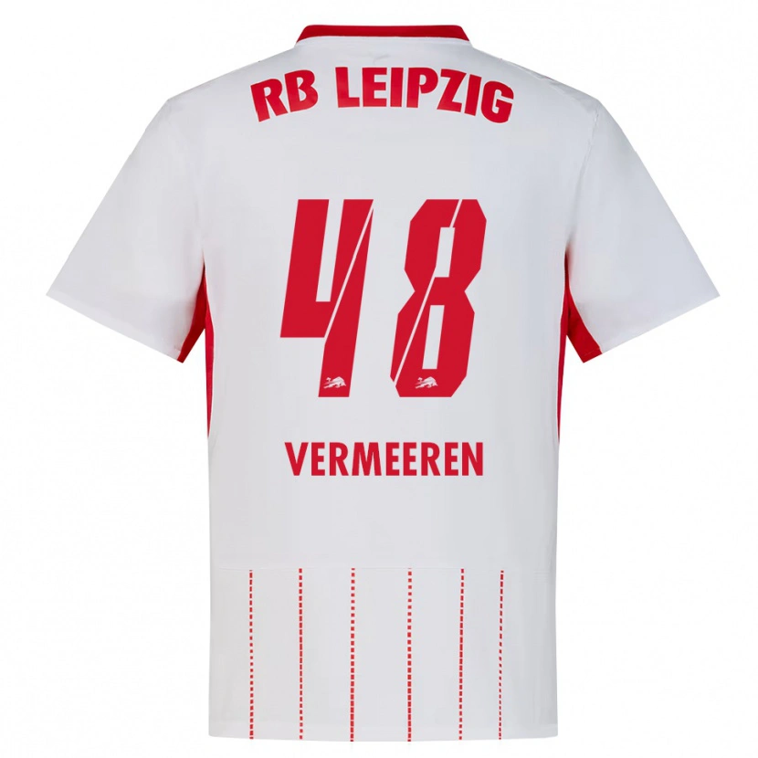 Danxen Dames Arthur Vermeeren #48 Rood Wit Geel Thuisshirt Thuistenue 2026/27 T-Shirt België
