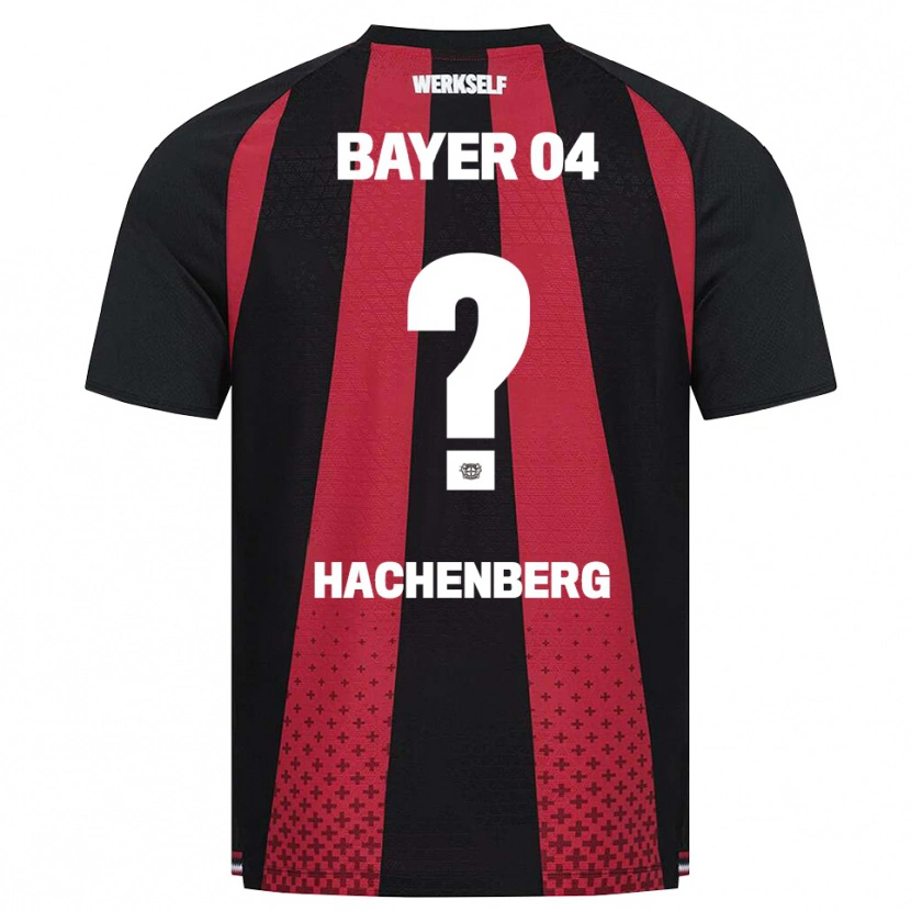 Danxen Dames Merlin Hachenberg #0 Zwart Wit Rood Thuisshirt Thuistenue 2026/27 T-Shirt België