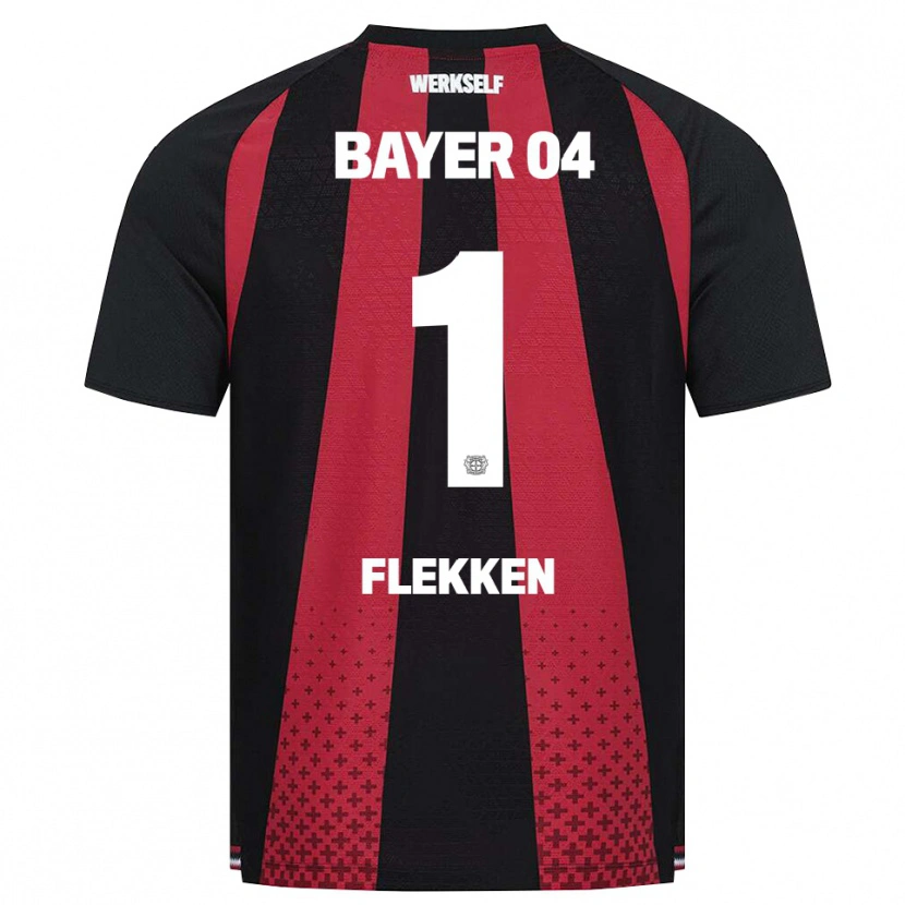 Danxen Dames Mark Flekken #1 Zwart Wit Rood Thuisshirt Thuistenue 2026/27 T-Shirt België