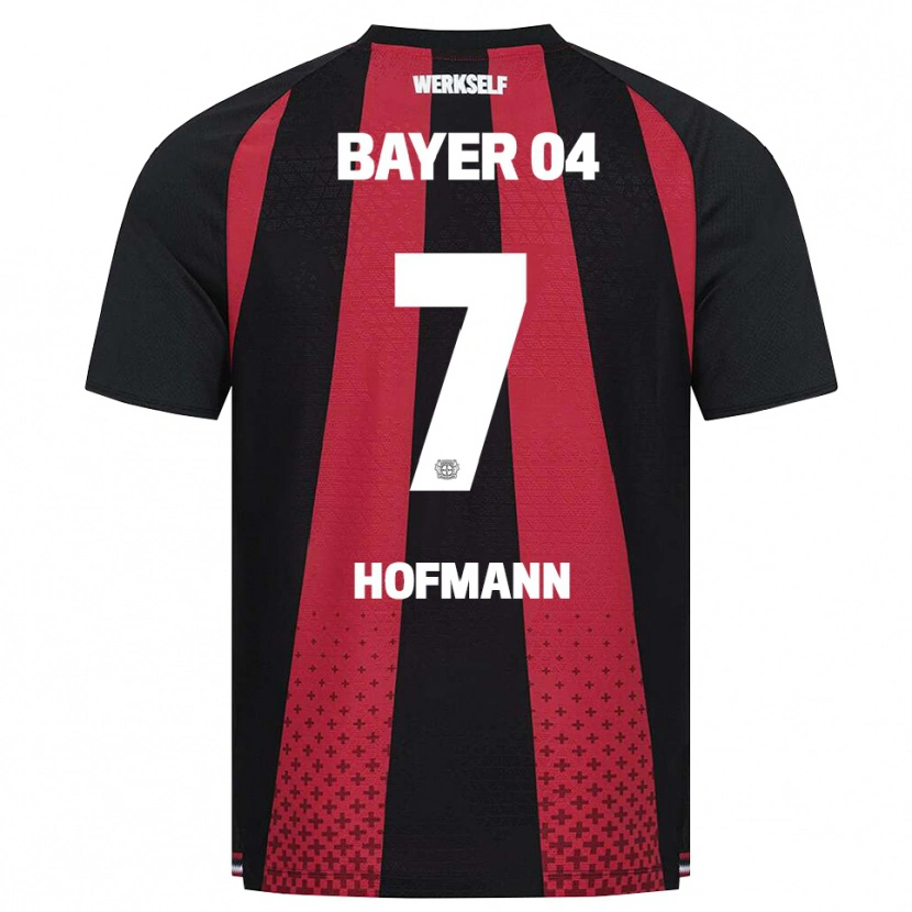 Danxen Dames Jonas Hofmann #7 Zwart Wit Rood Thuisshirt Thuistenue 2026/27 T-Shirt België