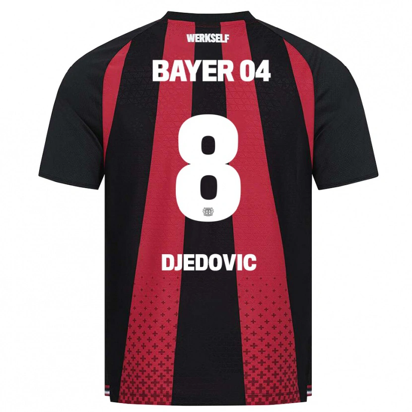 Danxen Dames Melis Djedovic #8 Zwart Wit Rood Thuisshirt Thuistenue 2026/27 T-Shirt België