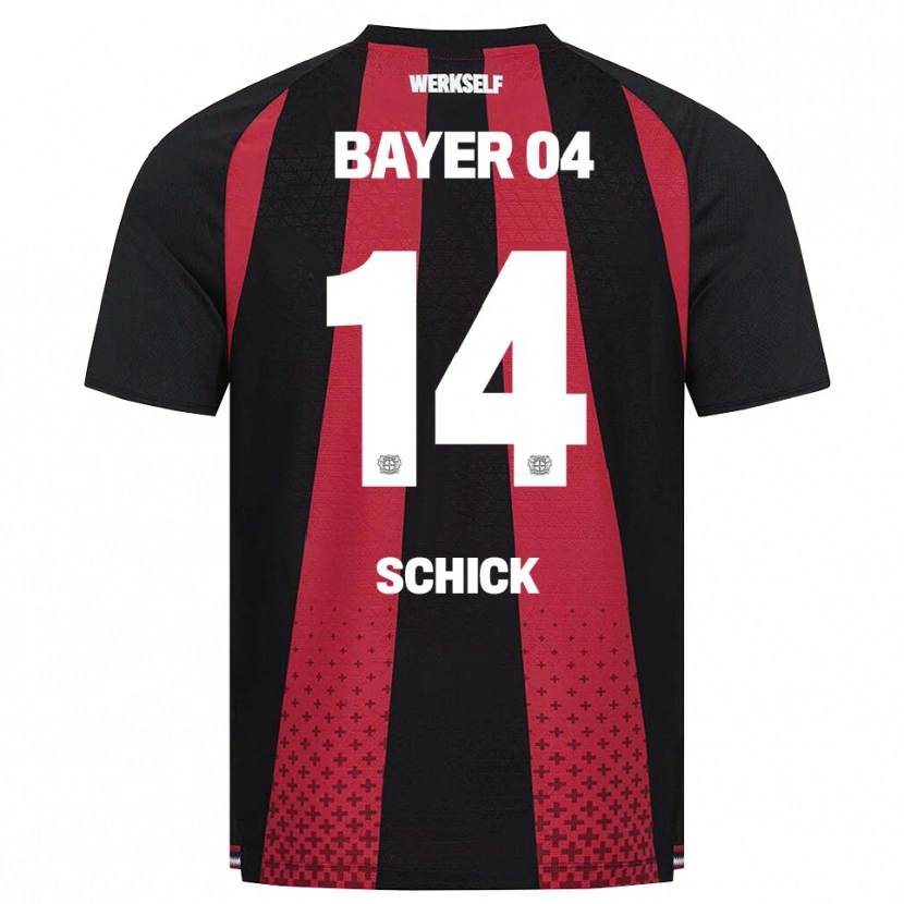Danxen Dames Patrik Schick #14 Zwart Wit Rood Thuisshirt Thuistenue 2026/27 T-Shirt België