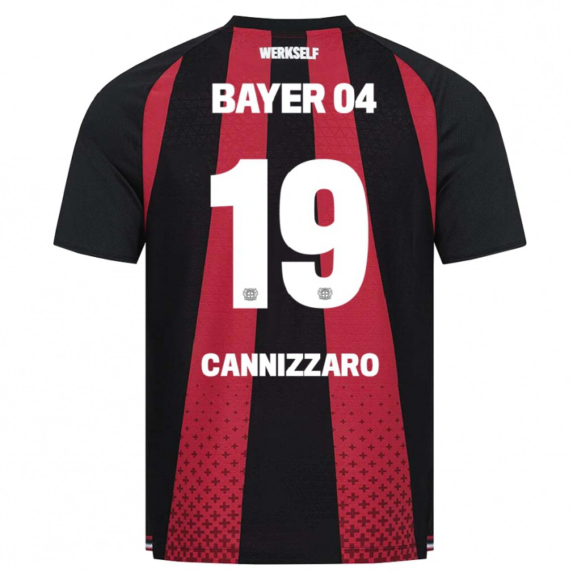 Danxen Dames Simone Cannizzaro #19 Zwart Wit Rood Thuisshirt Thuistenue 2026/27 T-Shirt België