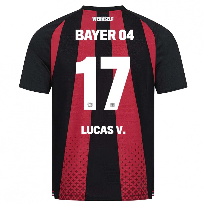 Danxen Dames Lucas Vázquez #17 Zwart Wit Rood Thuisshirt Thuistenue 2026/27 T-Shirt België
