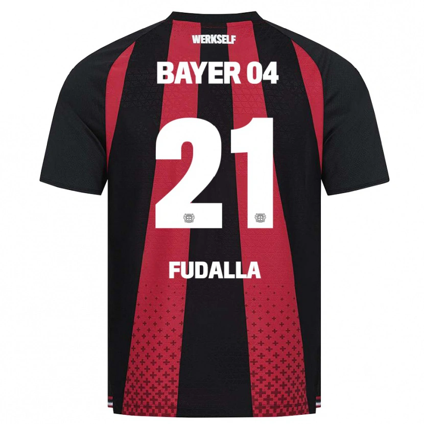 Danxen Dames Vanessa Fudalla #21 Zwart Wit Rood Thuisshirt Thuistenue 2026/27 T-Shirt België