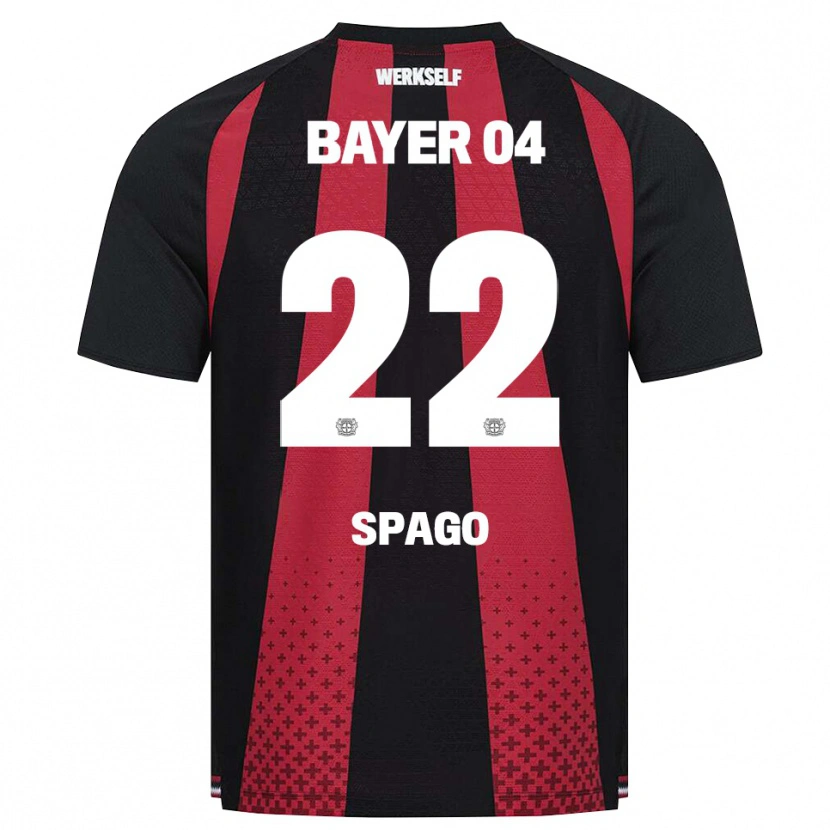 Danxen Dames Dien Spago #22 Zwart Wit Rood Thuisshirt Thuistenue 2026/27 T-Shirt België
