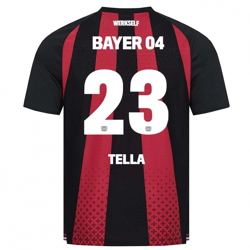 Danxen Dames Nathan Tella #23 Zwart Wit Rood Thuisshirt Thuistenue 2026/27 T-Shirt België