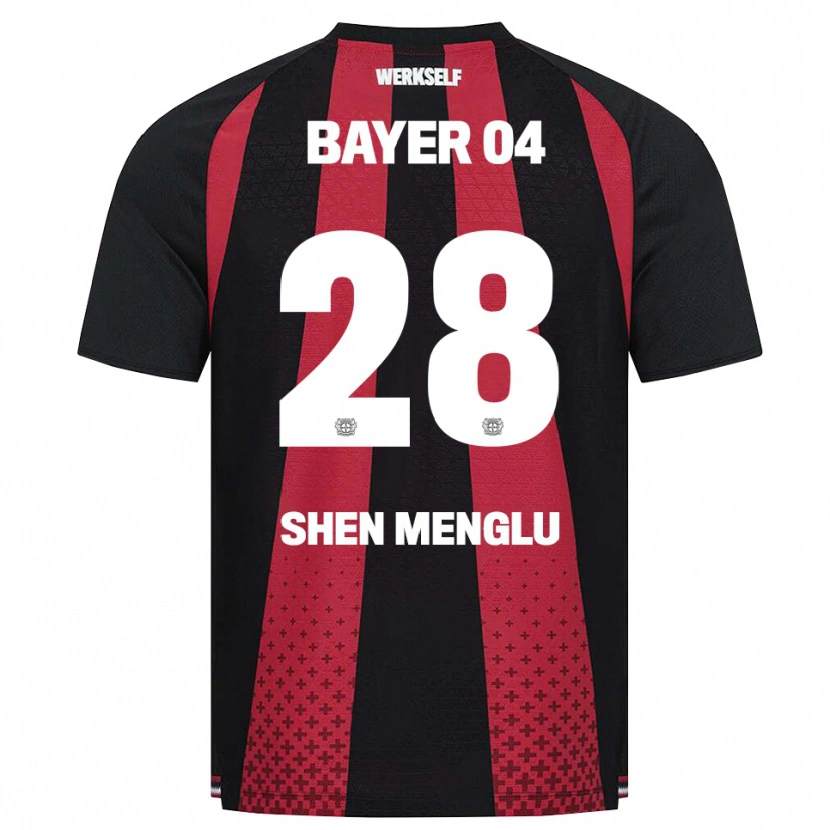 Danxen Dames Shen Menglu #28 Zwart Wit Rood Thuisshirt Thuistenue 2026/27 T-Shirt België