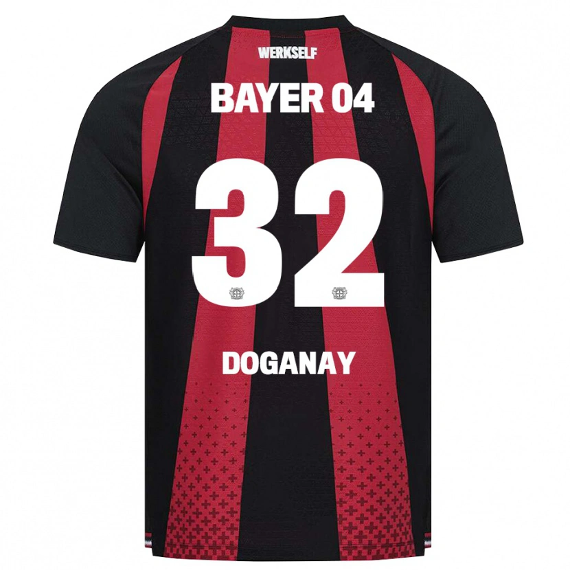 Danxen Dames Kenan Doganay #32 Zwart Wit Rood Thuisshirt Thuistenue 2026/27 T-Shirt België