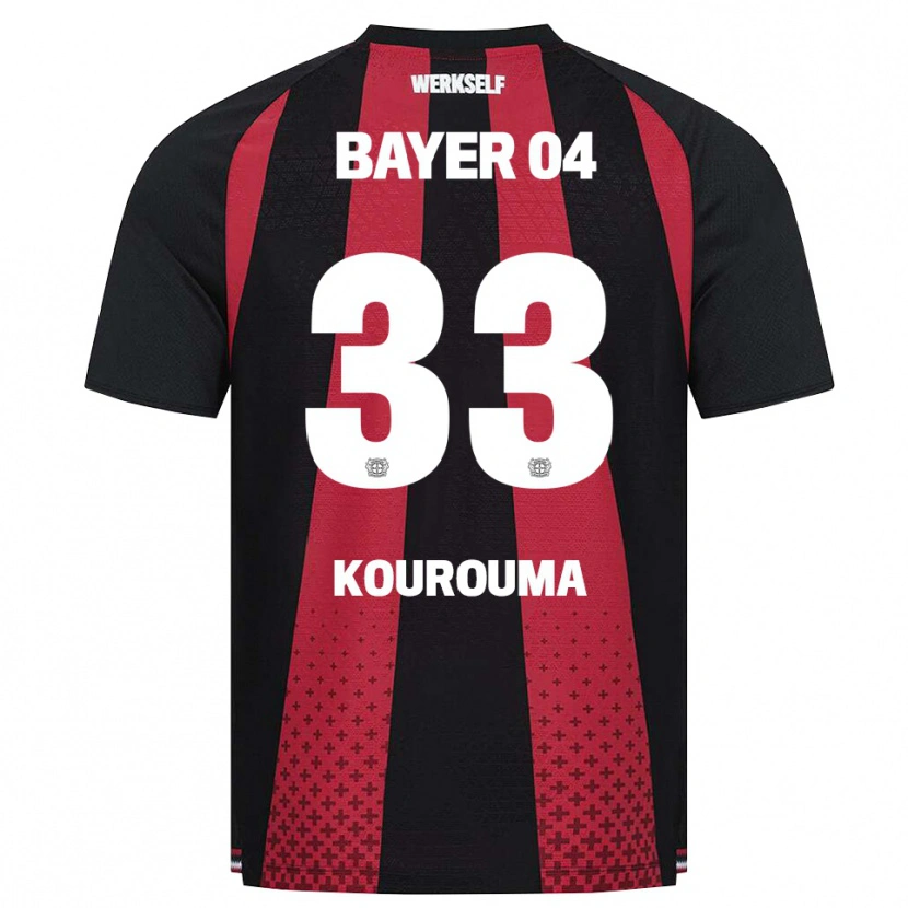 Danxen Dames Fakouman Kourouma #33 Zwart Wit Rood Thuisshirt Thuistenue 2026/27 T-Shirt België