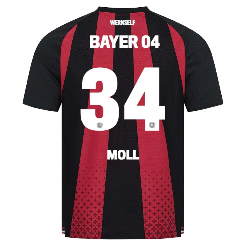 Danxen Dames Anne Moll #34 Zwart Wit Rood Thuisshirt Thuistenue 2026/27 T-Shirt België