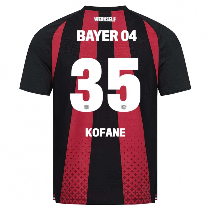 Danxen Dames Christian Kofane #35 Zwart Wit Rood Thuisshirt Thuistenue 2026/27 T-Shirt België