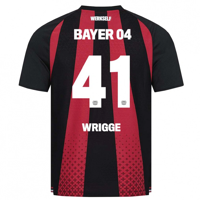 Danxen Dames Amy Wrigge #41 Zwart Wit Rood Thuisshirt Thuistenue 2026/27 T-Shirt België
