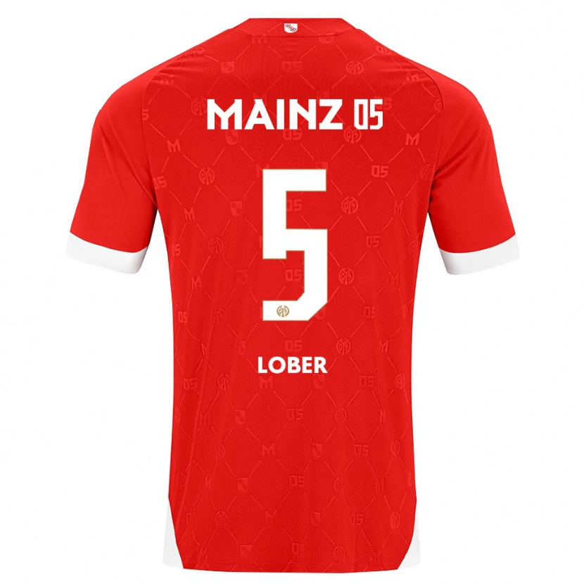 Danxen Dames Jana Löber #5 Rood Wit Thuisshirt Thuistenue 2026/27 T-Shirt België