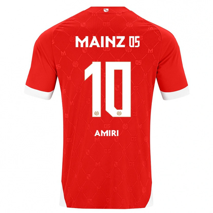 Danxen Dames Nadiem Amiri #10 Rood Wit Thuisshirt Thuistenue 2026/27 T-Shirt België