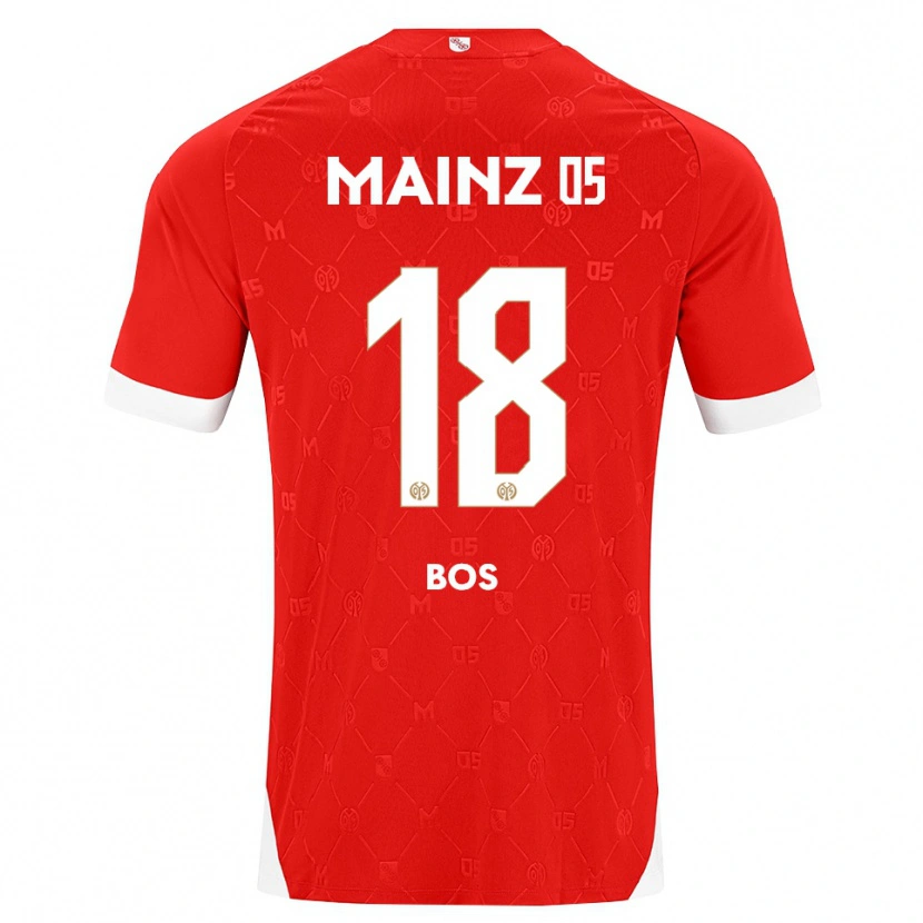 Danxen Dames Kasey Bos #18 Rood Wit Thuisshirt Thuistenue 2026/27 T-Shirt België