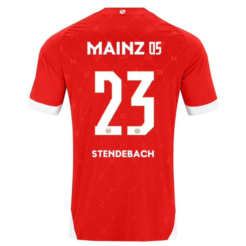 Danxen Dames Jule Stendebach #23 Rood Wit Thuisshirt Thuistenue 2026/27 T-Shirt België