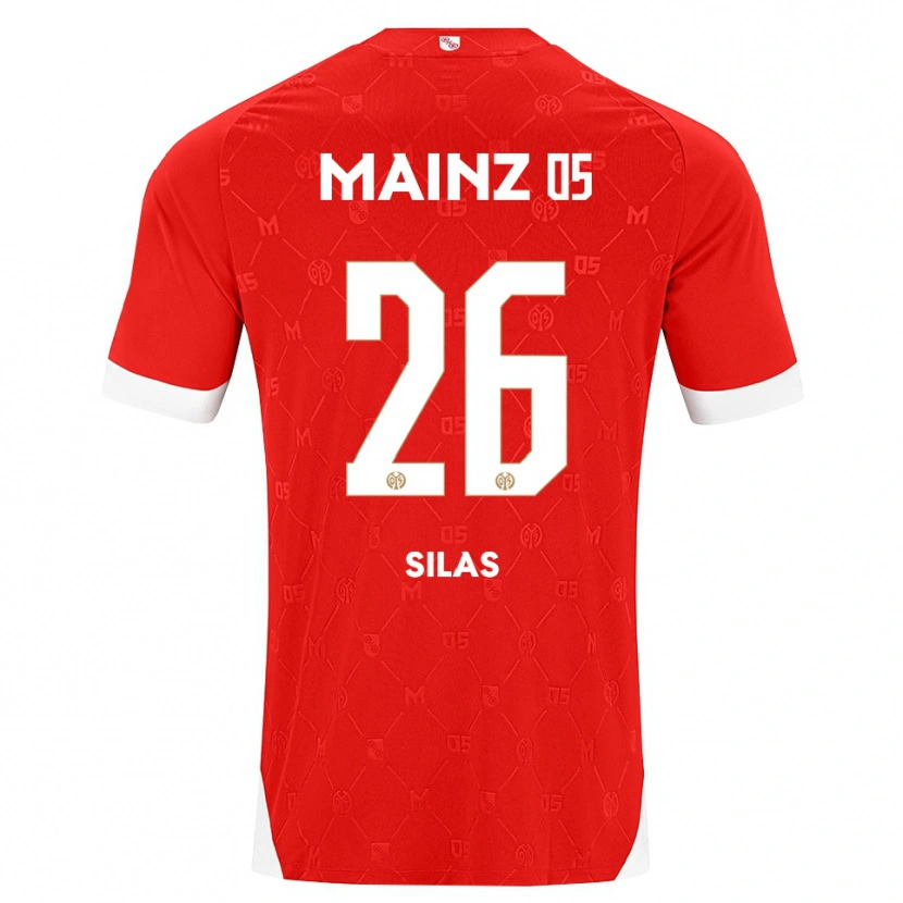 Danxen Dames Silas Katompa Mvumpa #26 Rood Wit Thuisshirt Thuistenue 2026/27 T-Shirt België