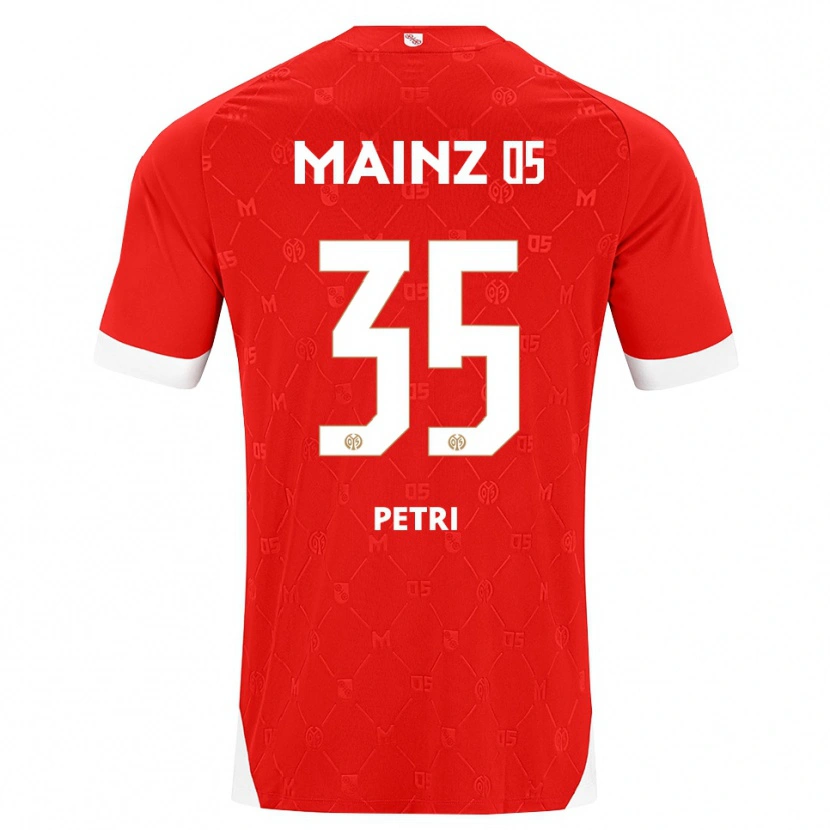 Danxen Dames Jolina Petri #35 Rood Wit Thuisshirt Thuistenue 2026/27 T-Shirt België