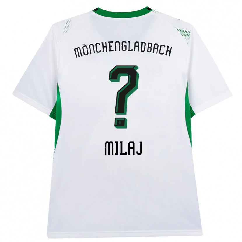 Danxen Dames Adonis Milaj #0 Wit Zwart Groen Thuisshirt Thuistenue 2026/27 T-Shirt België