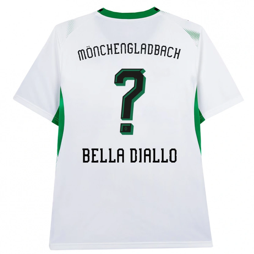 Danxen Dames Oumar Bella Diallo #0 Wit Zwart Groen Thuisshirt Thuistenue 2026/27 T-Shirt België