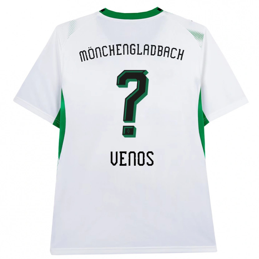 Danxen Dames Christos Venos #0 Wit Zwart Groen Thuisshirt Thuistenue 2026/27 T-Shirt België