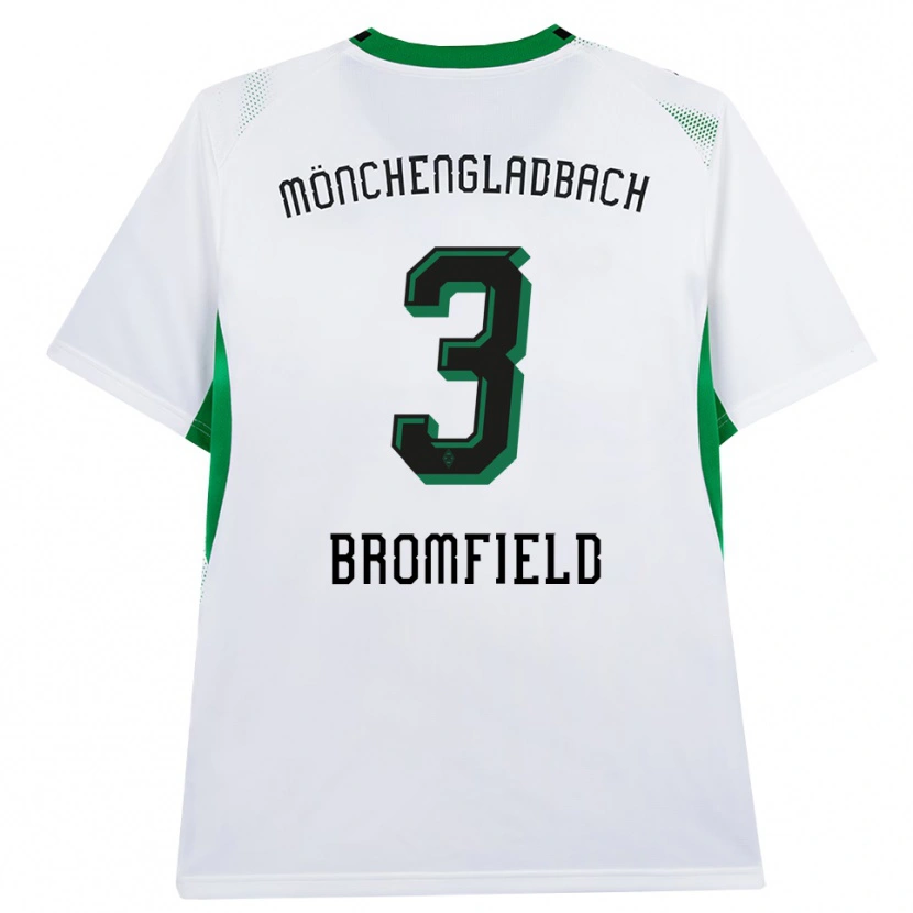 Danxen Dames Rio Bromfield #3 Wit Zwart Groen Thuisshirt Thuistenue 2026/27 T-Shirt België