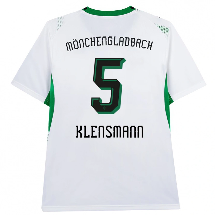 Danxen Dames Paula Klensmann #5 Wit Zwart Groen Thuisshirt Thuistenue 2026/27 T-Shirt België