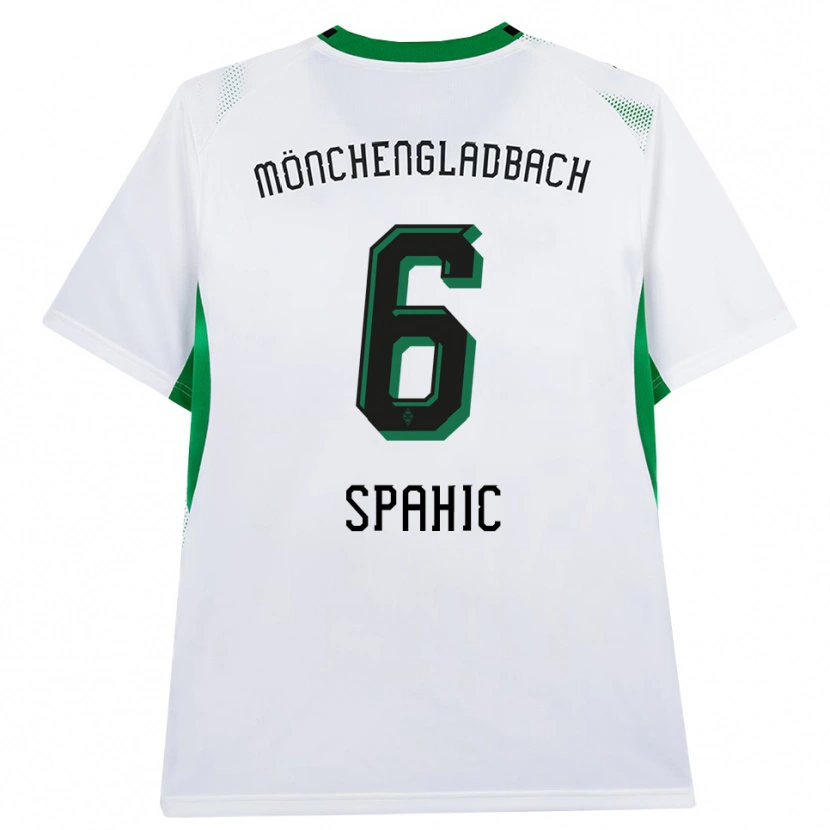 Danxen Dames Armin Spahic #6 Wit Zwart Groen Thuisshirt Thuistenue 2026/27 T-Shirt België
