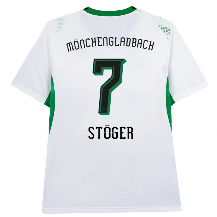 Danxen Dames Kevin Stöger #7 Wit Zwart Groen Thuisshirt Thuistenue 2026/27 T-Shirt België