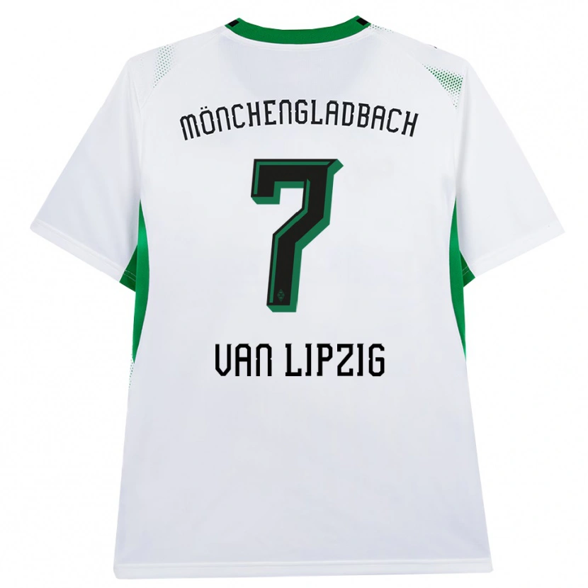 Danxen Dames Mika Van Lipzig #7 Wit Zwart Groen Thuisshirt Thuistenue 2026/27 T-Shirt België