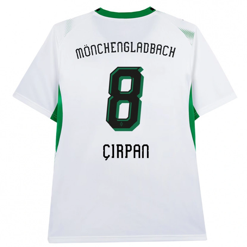 Danxen Dames Kemal Çırpan #8 Wit Zwart Groen Thuisshirt Thuistenue 2026/27 T-Shirt België