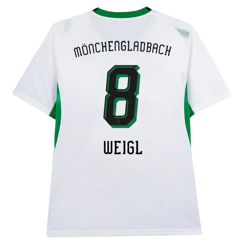 Danxen Dames Julian Weigl #8 Wit Zwart Groen Thuisshirt Thuistenue 2026/27 T-Shirt België