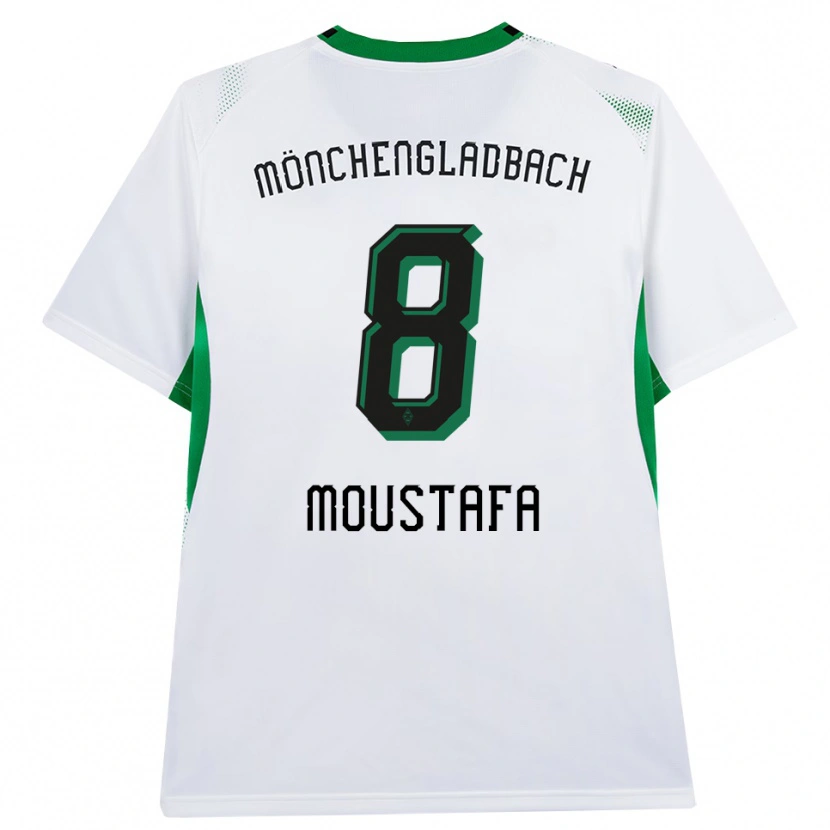 Danxen Dames Moustafa Ashraf Moustafa #8 Wit Zwart Groen Thuisshirt Thuistenue 2026/27 T-Shirt België