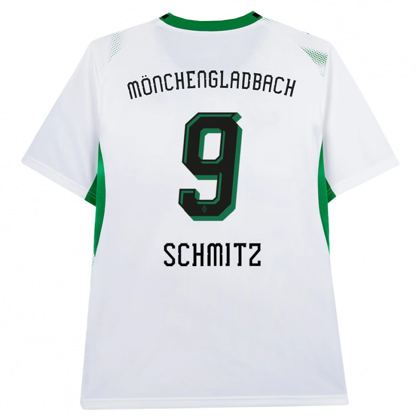 Danxen Dames Sarah Schmitz #9 Wit Zwart Groen Thuisshirt Thuistenue 2026/27 T-Shirt België