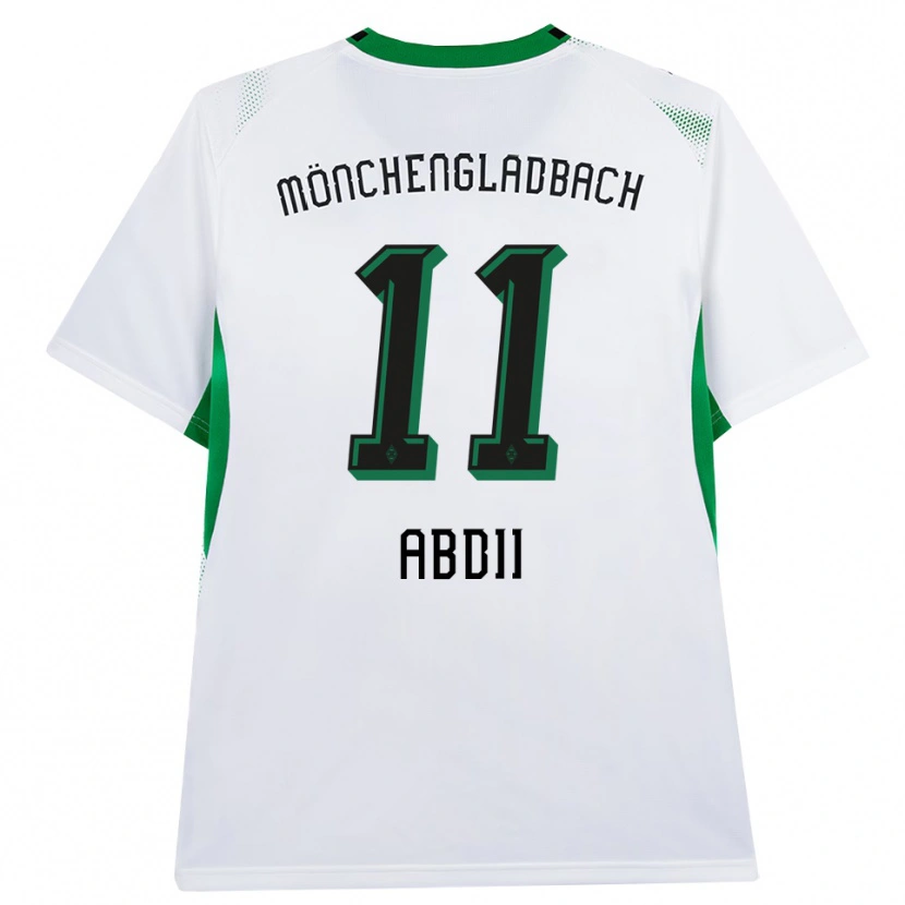 Danxen Dames Alina Abdii #11 Wit Zwart Groen Thuisshirt Thuistenue 2026/27 T-Shirt België
