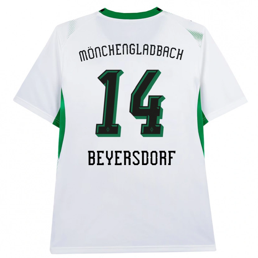 Danxen Dames Chris Beyersdorf #14 Wit Zwart Groen Thuisshirt Thuistenue 2026/27 T-Shirt België