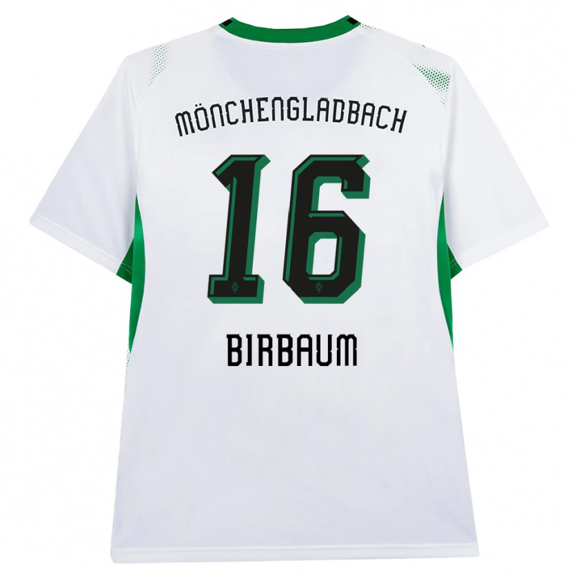 Danxen Dames Anne Birbaum #16 Wit Zwart Groen Thuisshirt Thuistenue 2026/27 T-Shirt België