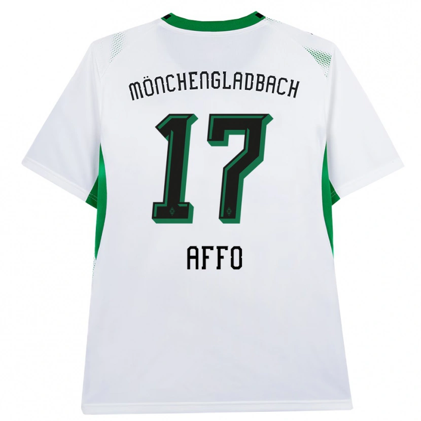 Danxen Dames Karim Affo #17 Wit Zwart Groen Thuisshirt Thuistenue 2026/27 T-Shirt België