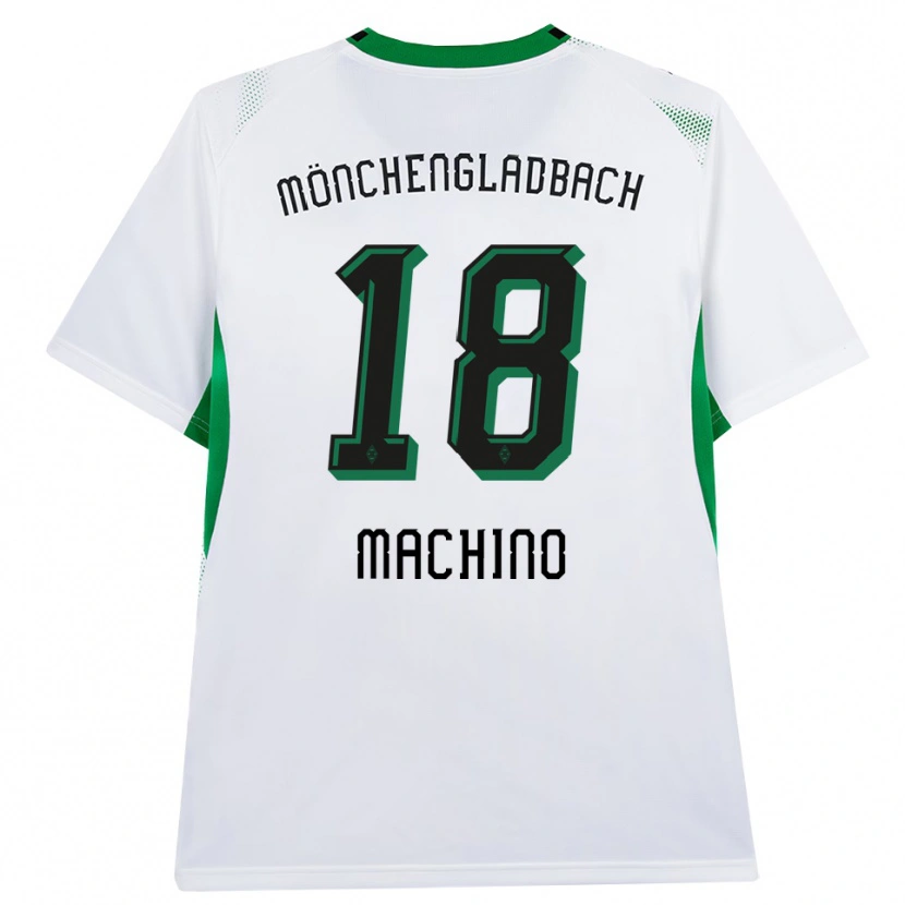 Danxen Dames Shuto Machino #18 Wit Zwart Groen Thuisshirt Thuistenue 2026/27 T-Shirt België